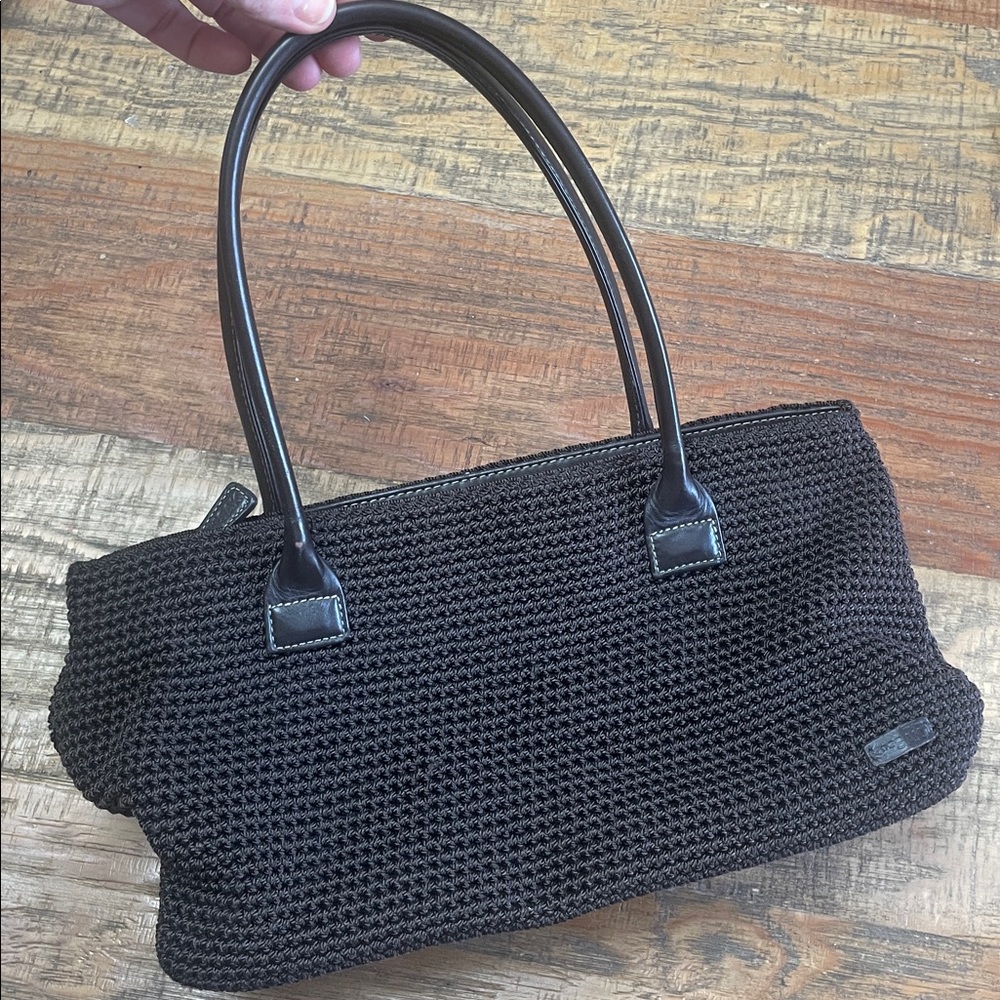 The Sak Brown Woven Shoulder Bag